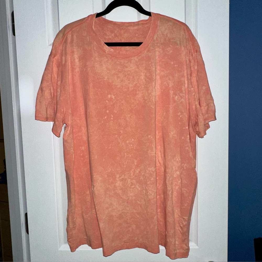 🍑Lululemon🍑  All Yours Tee Women 16 Golden Apricot  Cloud Wash